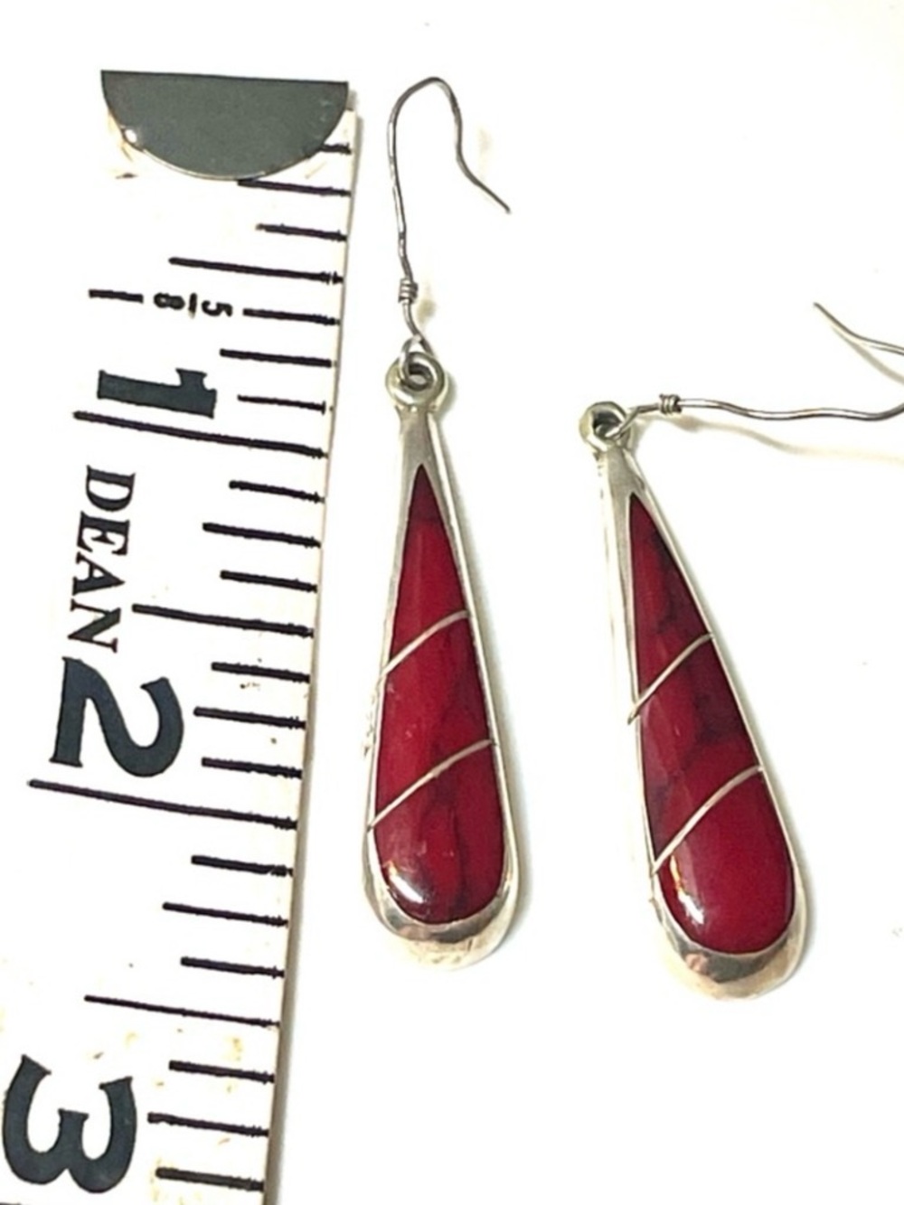 Estate Sterling Taxco Panel Necklace and Jasper Earrings - Picture 13 of 13